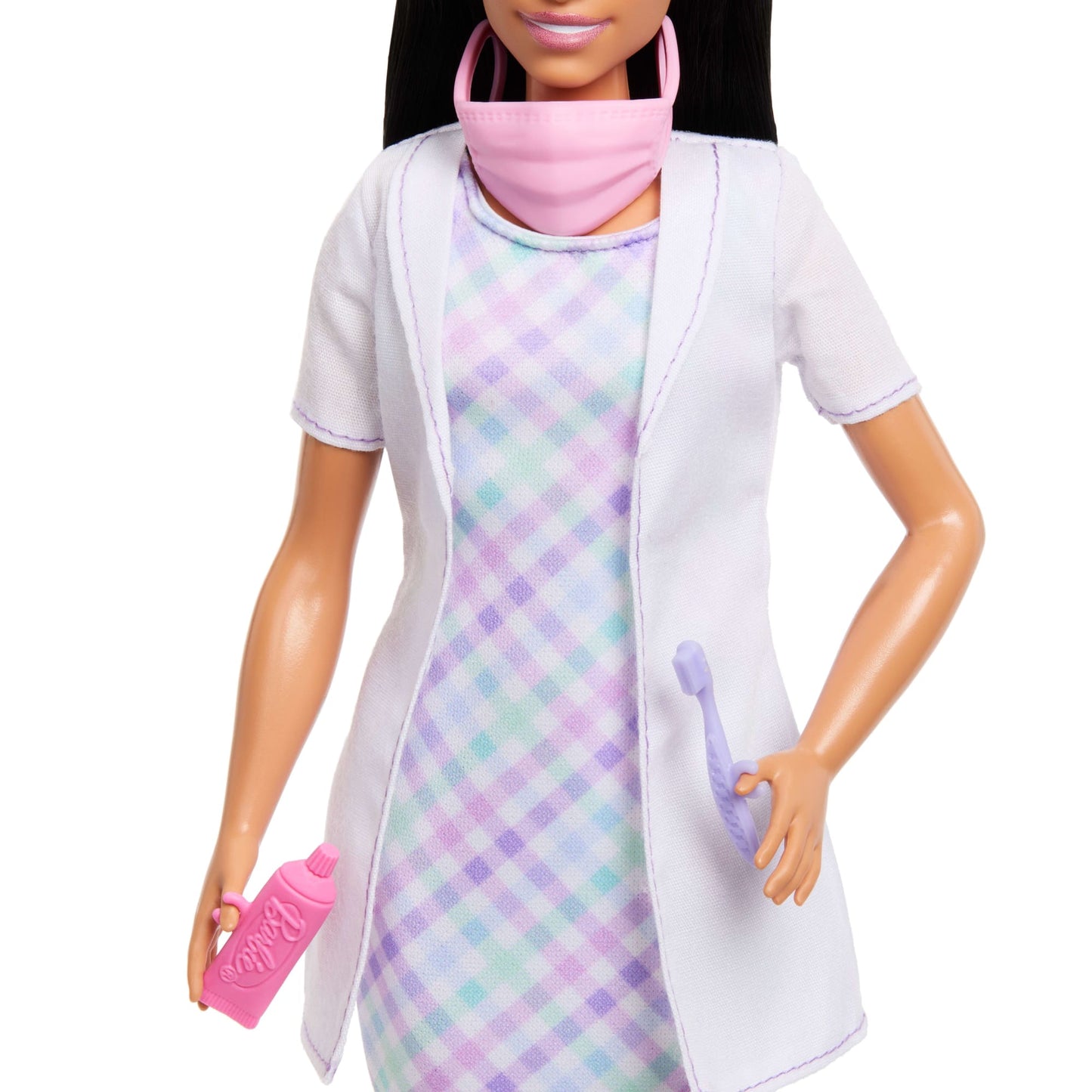 Barbie Careers Dentist Playset With Brunette Fashion Doll, Small Doll, Exam Chair & Accessories