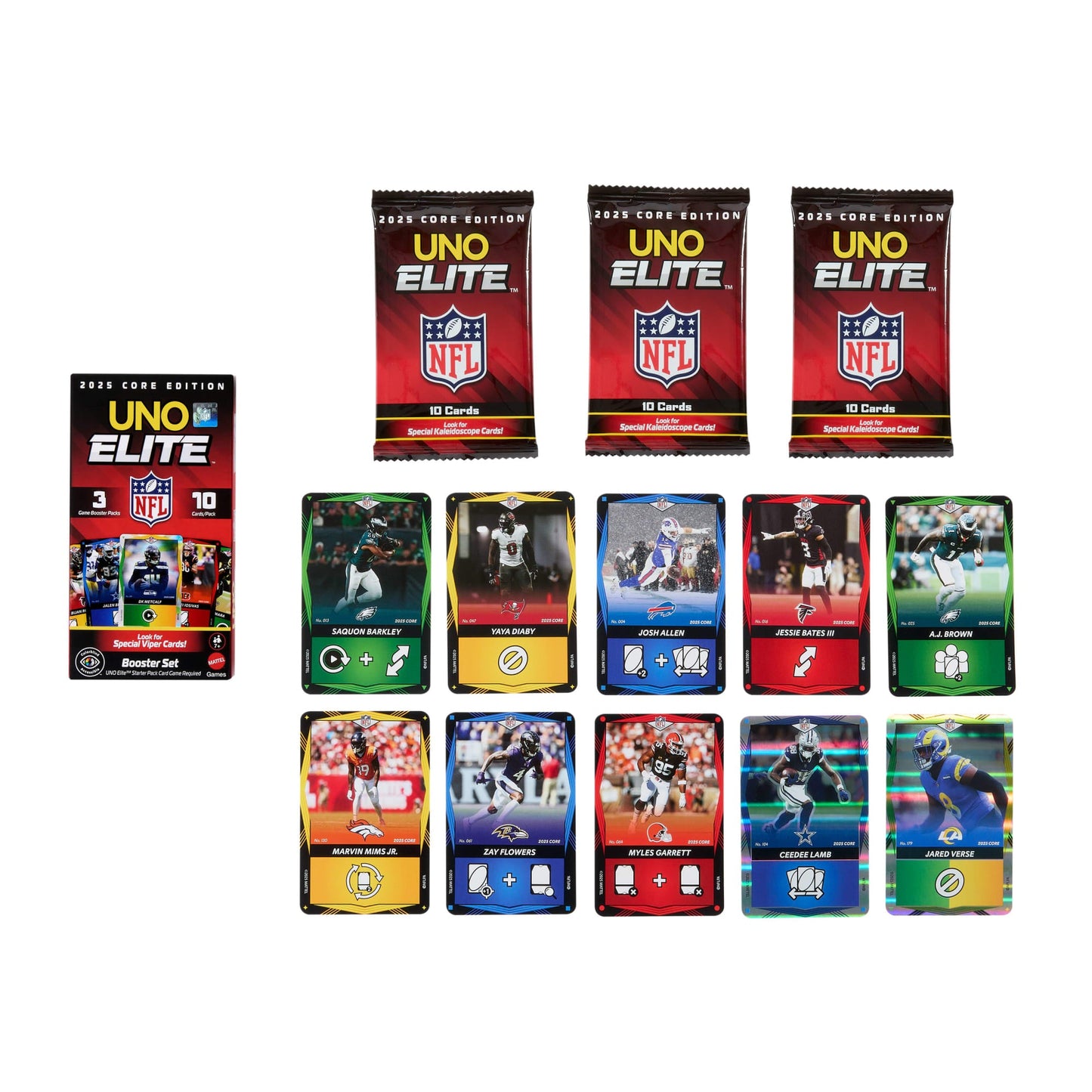 UNO Elite NFL Jogo de Cartas Pacote Impulso
