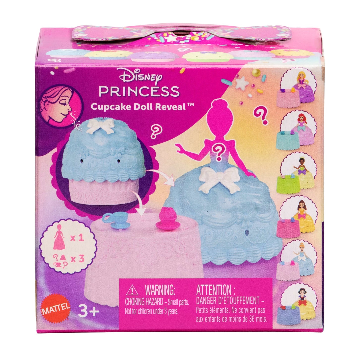 Princesses Disney Petite Poupée Cupcake Doll Reveal