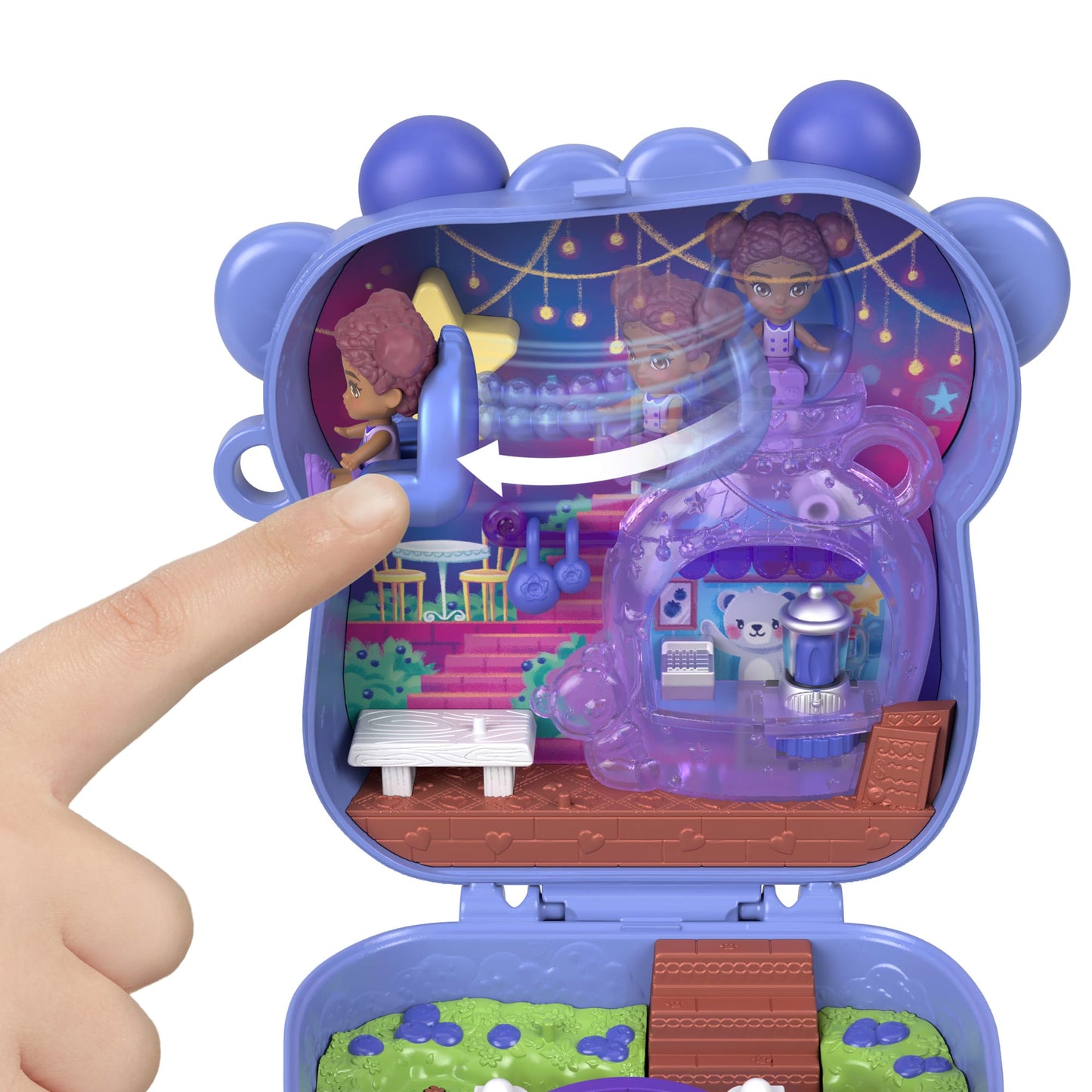 Polly Pocket-Coffret Oursons et Myrtilles-Jouet de Voyage