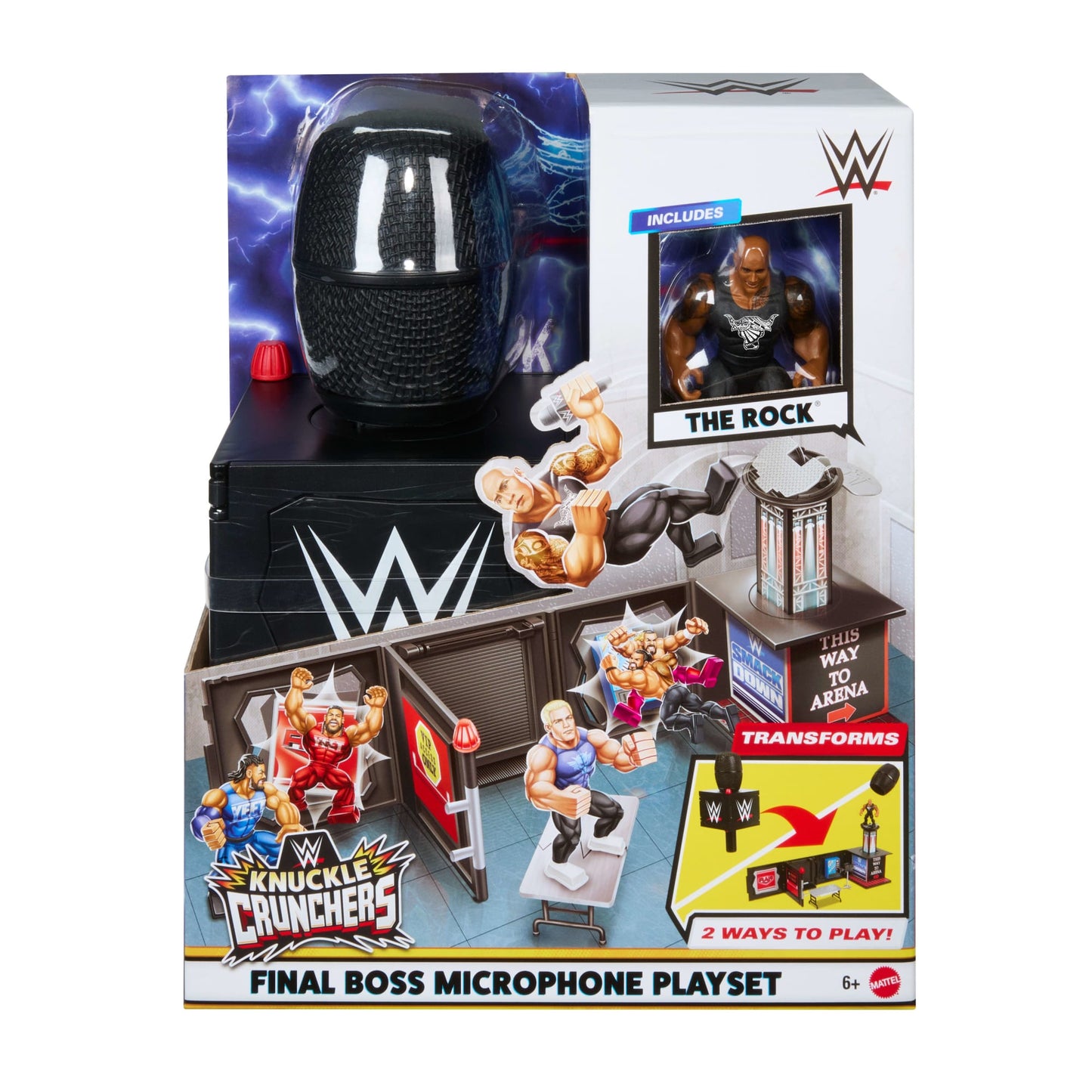 Wwe® Coffret Microphone Boss Final Knuckle Crunchers