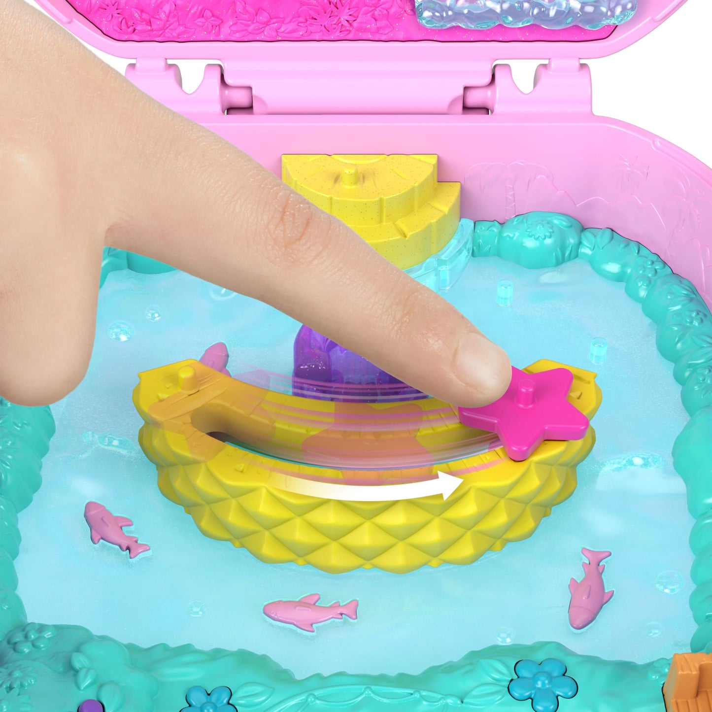 Polly Pocket-Coffret Ananas et Ouistiti-Jouet de Voyage