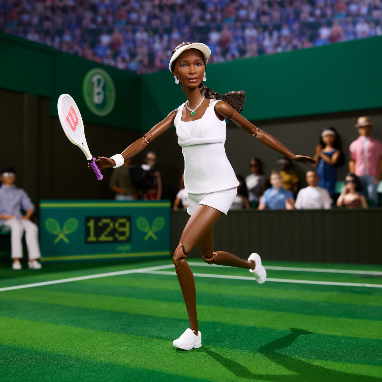 Barbie Inspiring Women Series, Venus Williams Fashion Doll With Signature Tennis Uniform