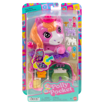 Polly Pocket Set de Juego Compacto Pony Rodeo