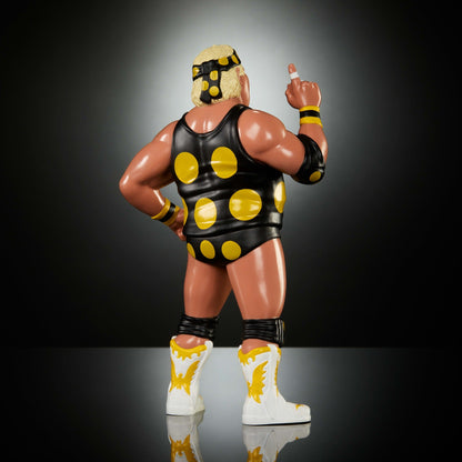 WWE Ljn Superstars Dusty Rhodes Action Figure, 1980s Retro 8-Inch Collectible Toy