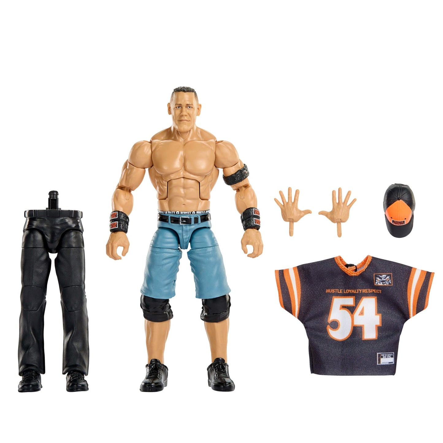 WWE Elite Collection Premium Live Event John Cena Action Figure Set, Wrestlemania Collectible