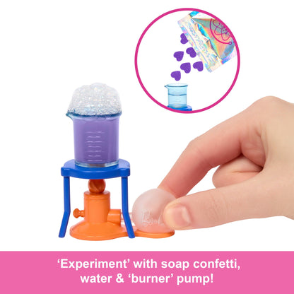 Barbie Scientist Doll And Accessories With Blonde Fashion Doll, Lab Table, & Color-Change Accessories