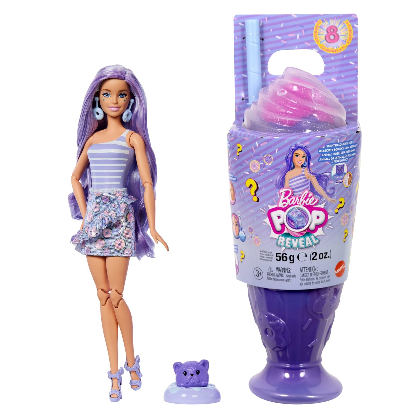 Barbie Pop Reveal Muñeca Dulces Sorpresas Donas