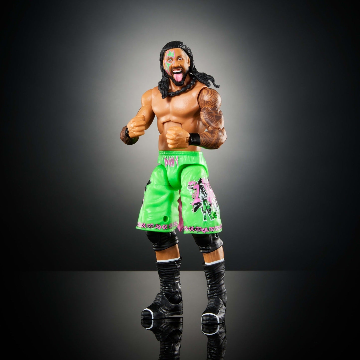 WWE Figura de Acción Elite Jimmy Uso verde