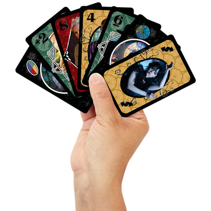 UNO Wednesday Card Game For Kid, Adult & Family Nights, Toy Collectible Inspired By The Series