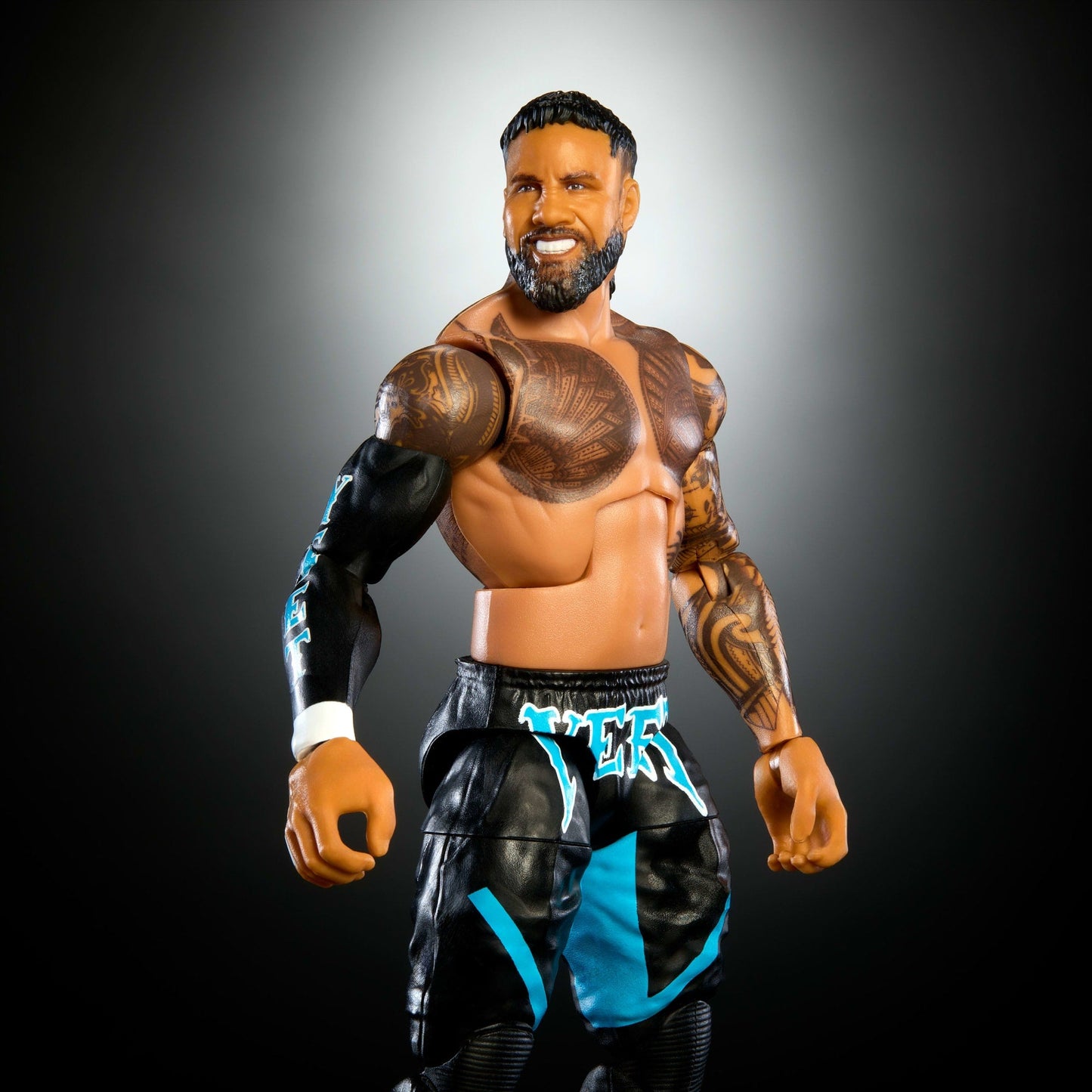 WWE Figura de Acción Elite Jey Uso azul