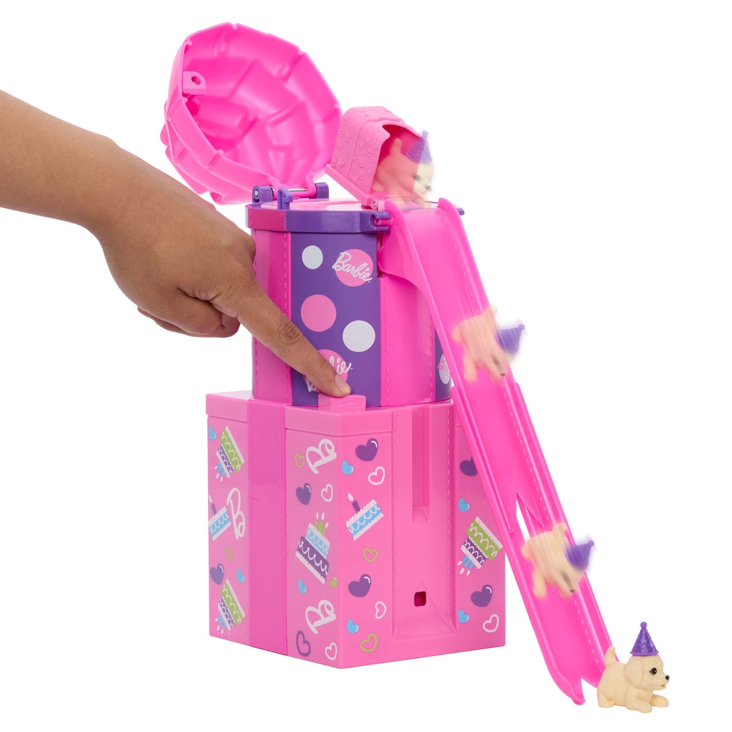 Barbie Rise & Surprise Pet Birthday Series Doll & Accessories With Slide & Surprises