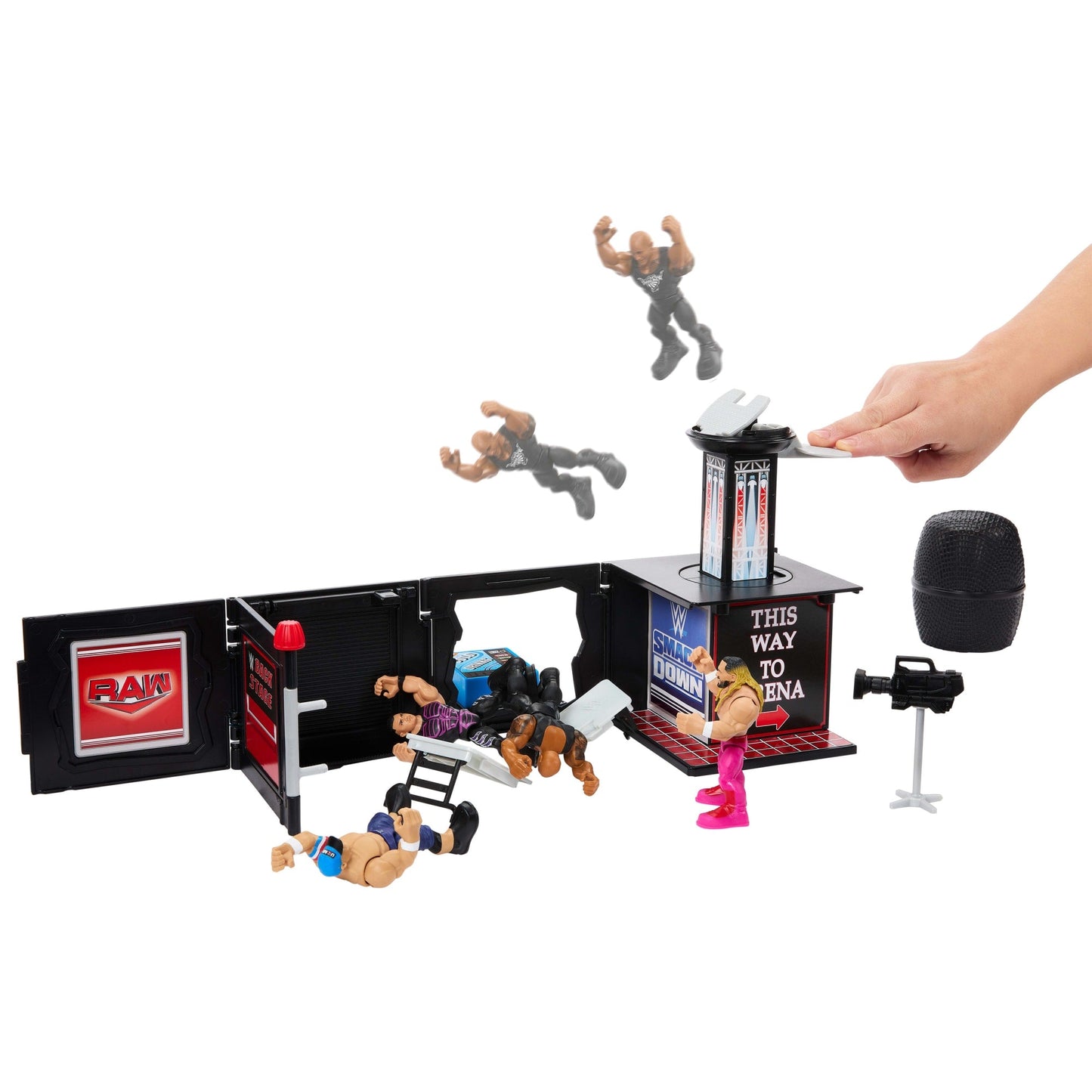 Wwe® Coffret Microphone Boss Final Knuckle Crunchers