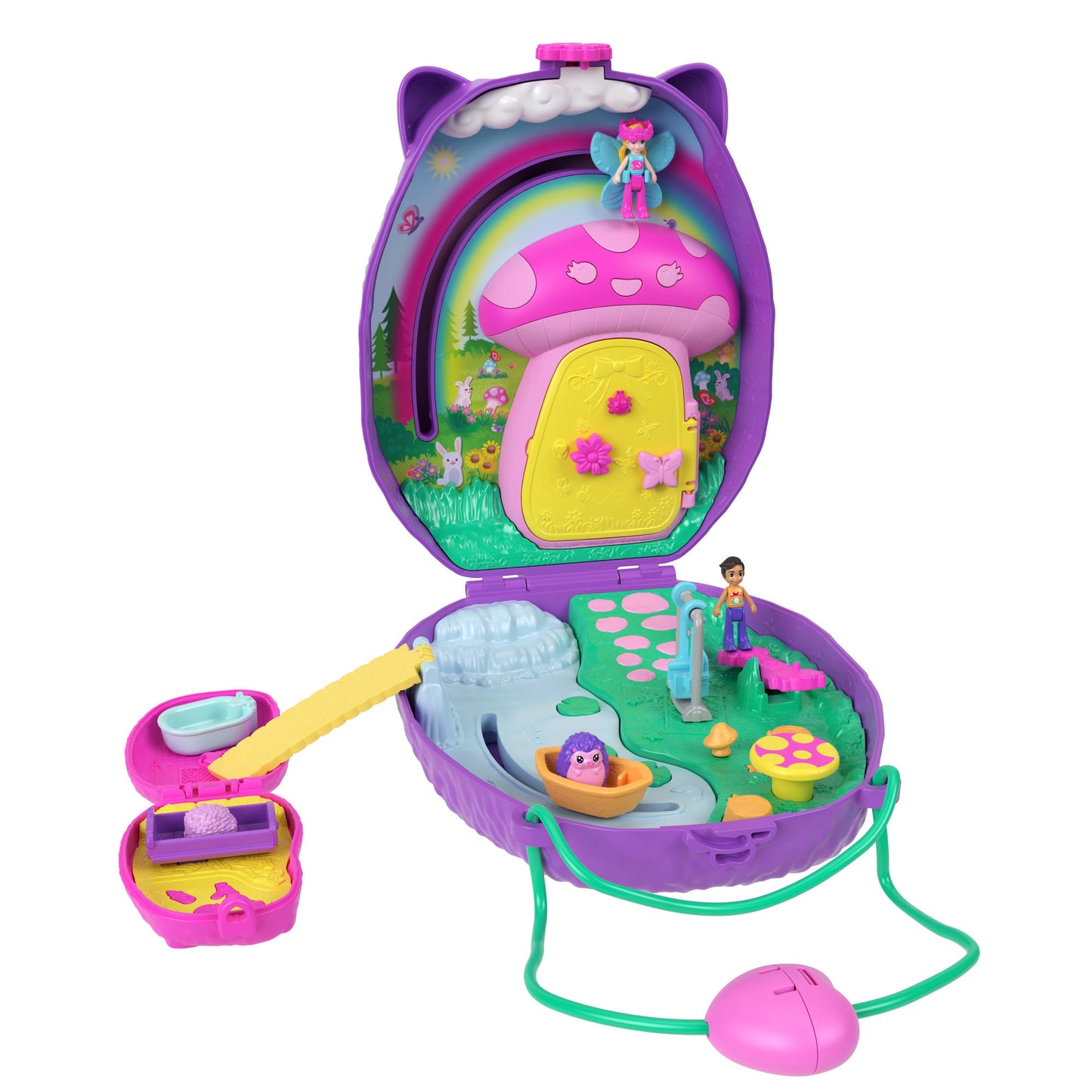 Polly Pocket Set de Juego Erizo Mamá y Bebé