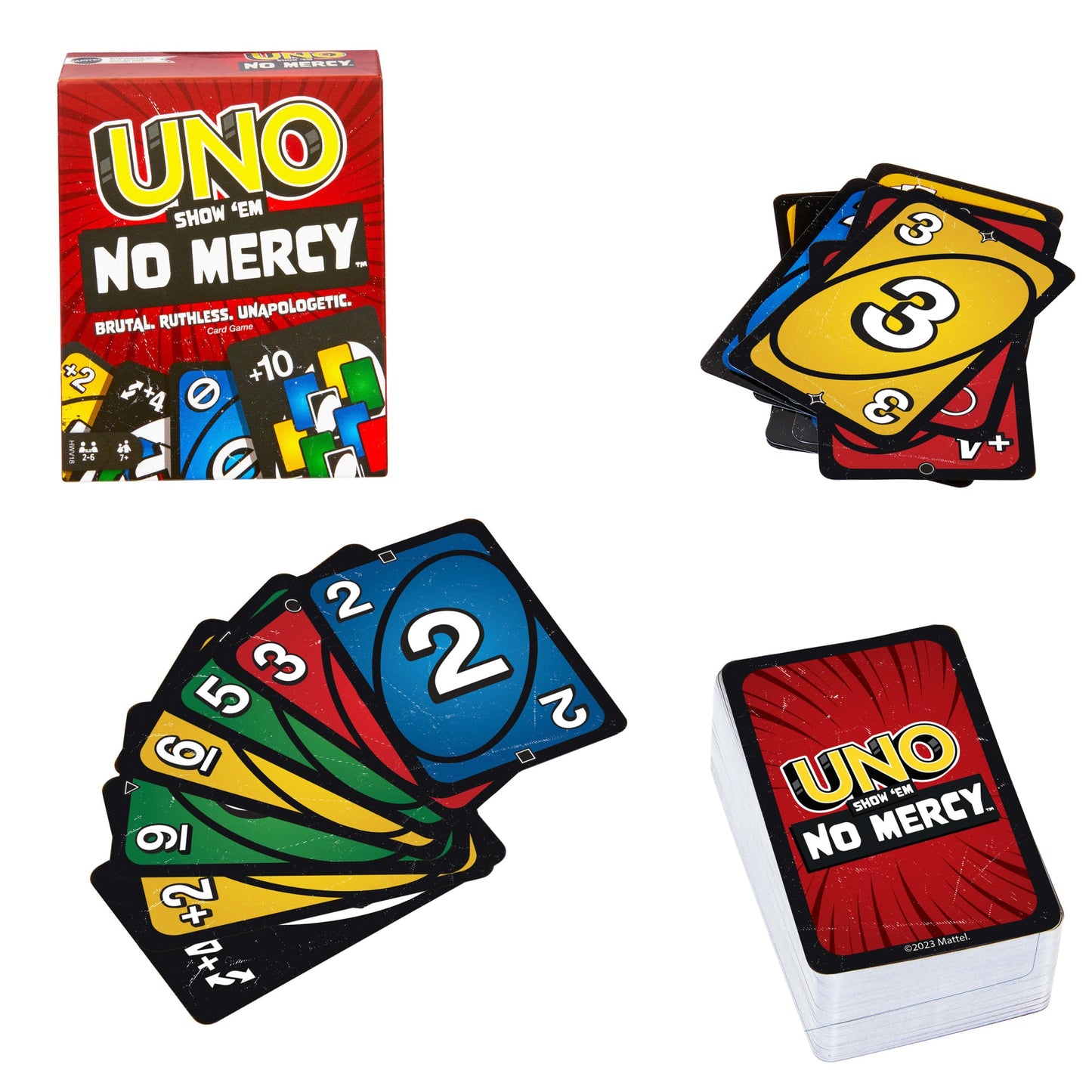 UNO Flip, UNO Show ‘Em No Mercy, UNO Show ‘Em No Mercy Expansion Pack