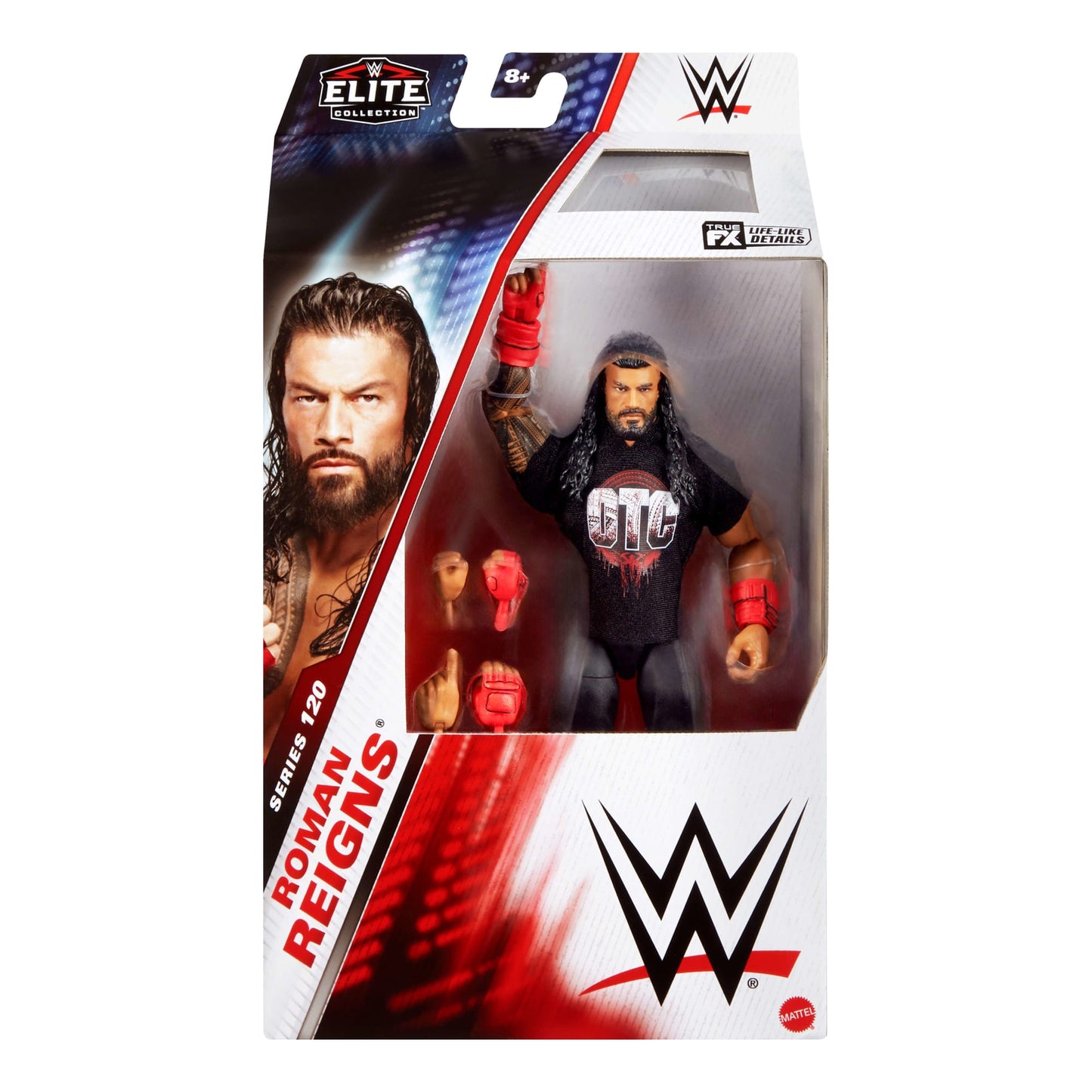 WWE Elite Roman Reigns Action Figure, Series #120, 6-Inch Collectible With Articulation & Accessories