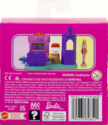 Barbie Mini Barbie Land Doll House Playsets With 1.5-Inch Doll, Furniture & Accessories