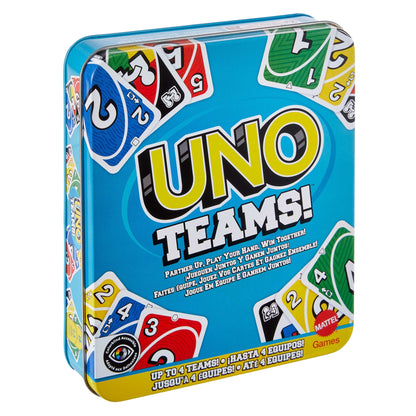 UNO Juego de Cartas Teams Empaque Metálico