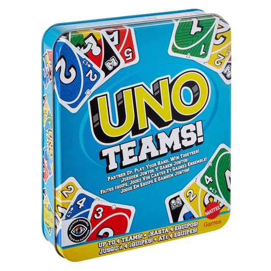 UNO Juego de Cartas Teams Empaque Metálico