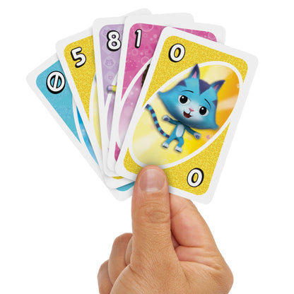 UNO Junior Gabby's Dollhouse Card Game For Kids, Parents & Family Nights