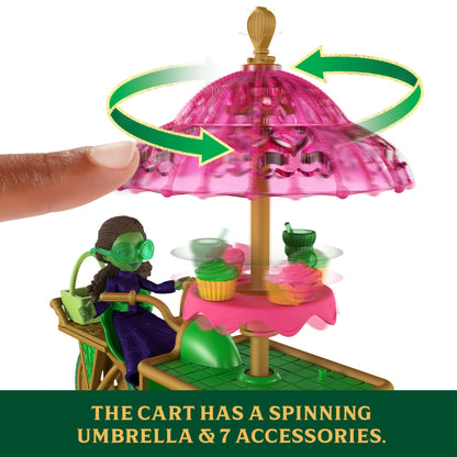 Universal Pictures’ Wicked Emerald City Dessert Cart Toy With Cart, Small Doll & 7 Accessories