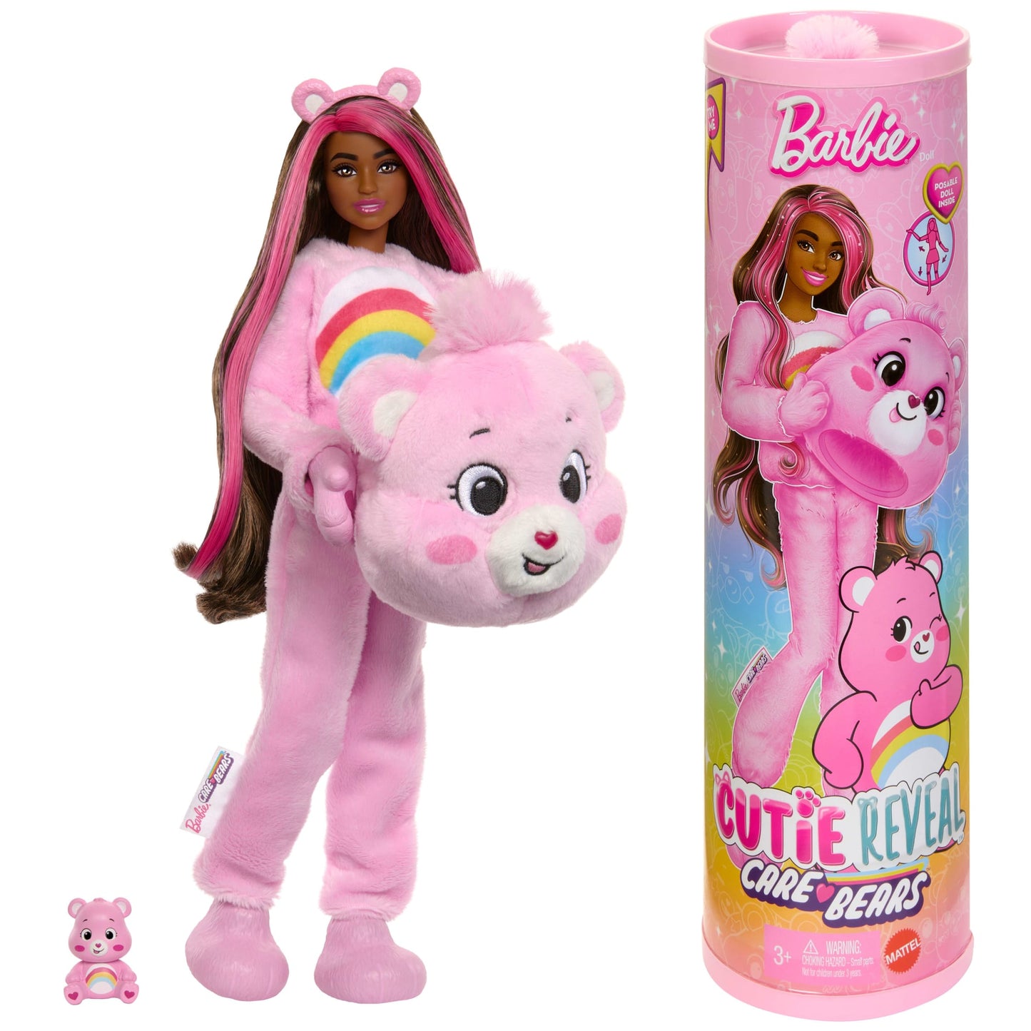 Barbie Cutie Reveal Muñeca Ositos Cariñositos Rosa