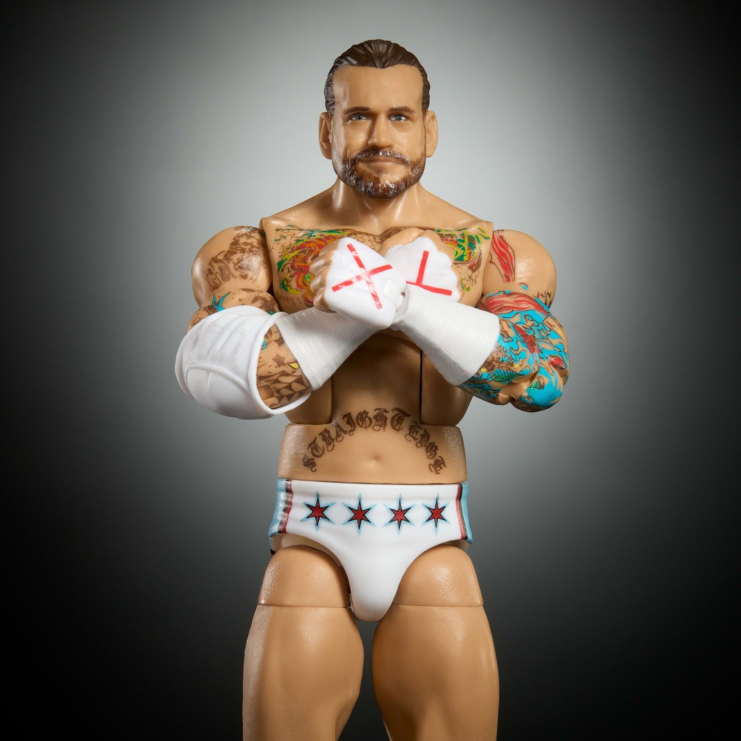 WWE Elite Cm Punk Action Figure, Greatest Hits 2025, 6-Inch Collectible Set With Accessories