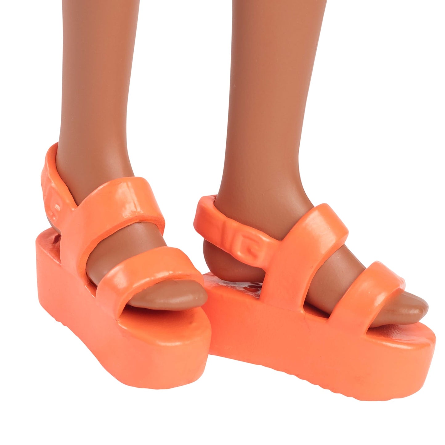 Barbie Fashionistas Doll #233 in Checkered Flower Midi Dress, Black Hair