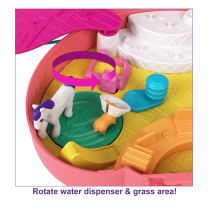 Polly Pocket Starring Shani Cuddly Cat Purse Compact