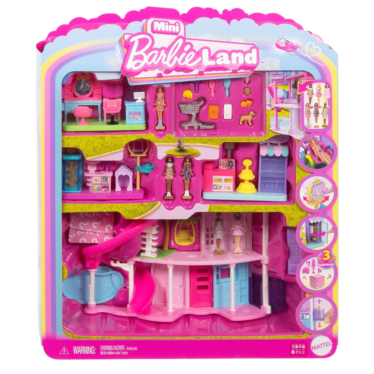Barbie Mini BarbieLand Conjunto de Brinquedo Conjunto
