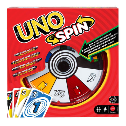 UNO Jogo de Tabuleiro Spin Novo