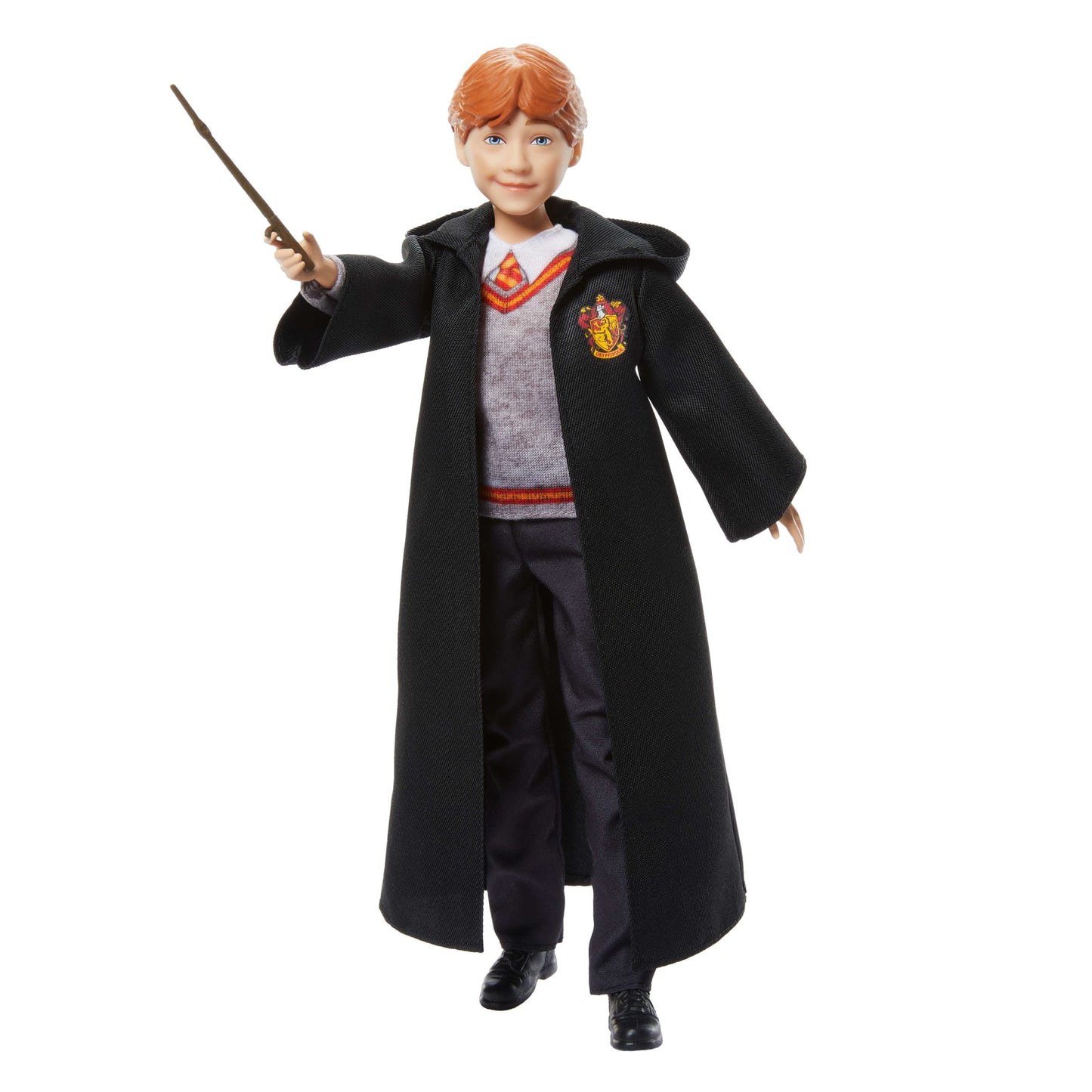 Ron Weasley Fashion Doll in Signature Hogwarts Uniform With Wand Accessory, Inspired By The Movie