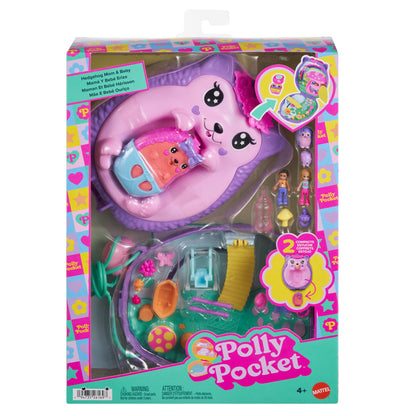 Polly Pocket Set de Juego Erizo Mamá y Bebé