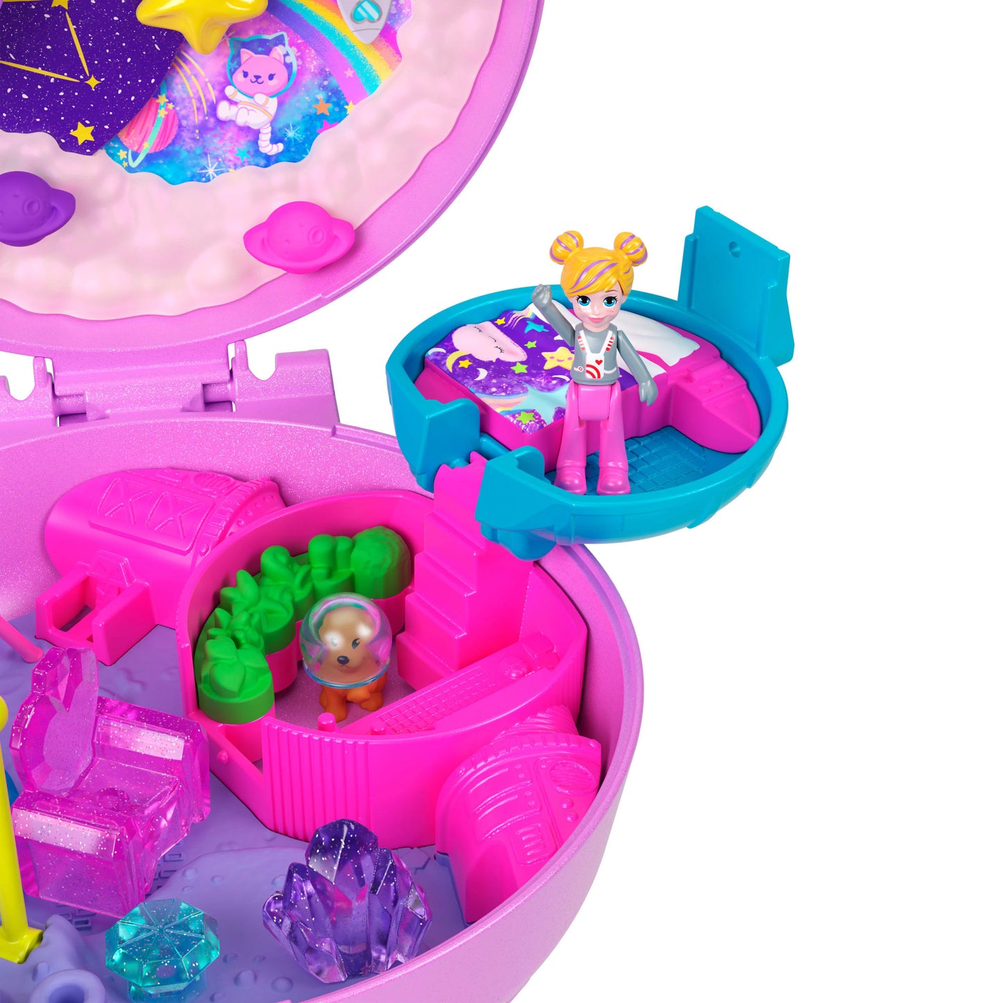 Polly Pocket Set de Juego Compacto de Planeta Polly