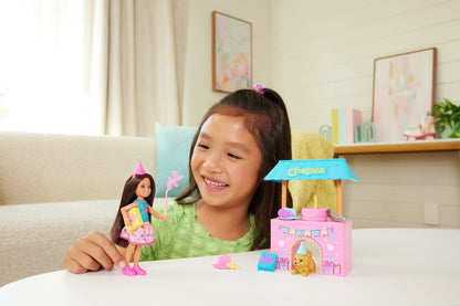Barbie Family & Friends Club Chelsea Surprise Birthday Party Playset With Small Doll & 10+ Accessories