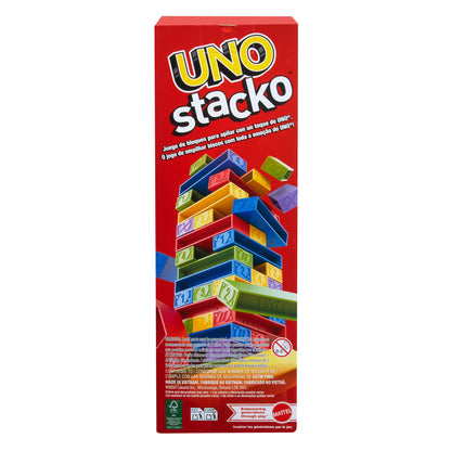 UNO Jogo de Tabuleiro Stacko Novo
