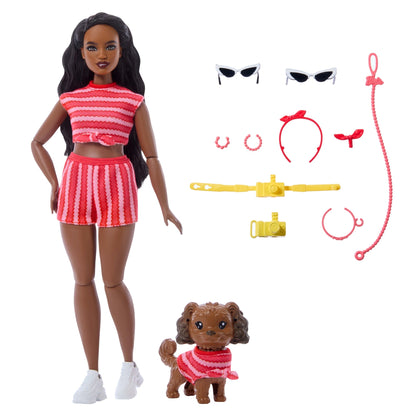 Poupée Barbie® Styles Coordonnés et Accessoires