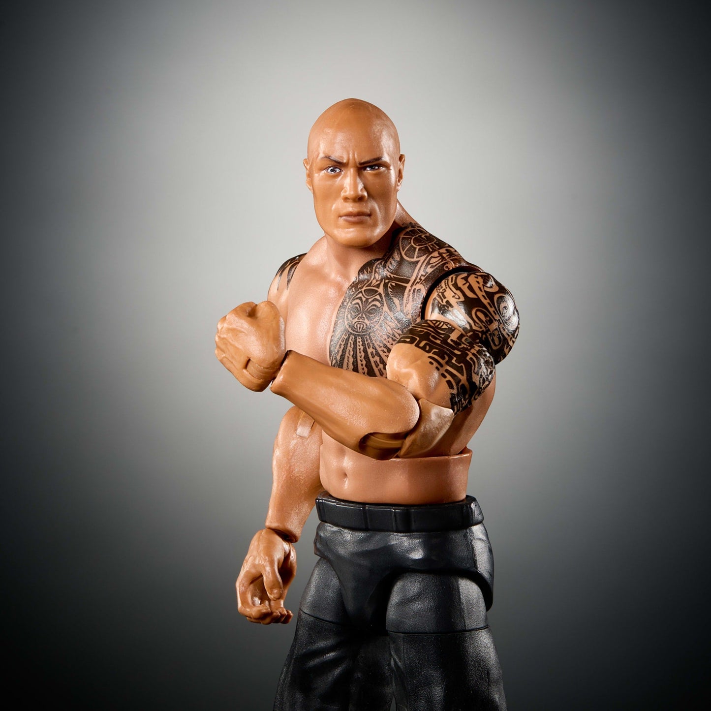 WWE Figura de Acción Elite The Rock gafas