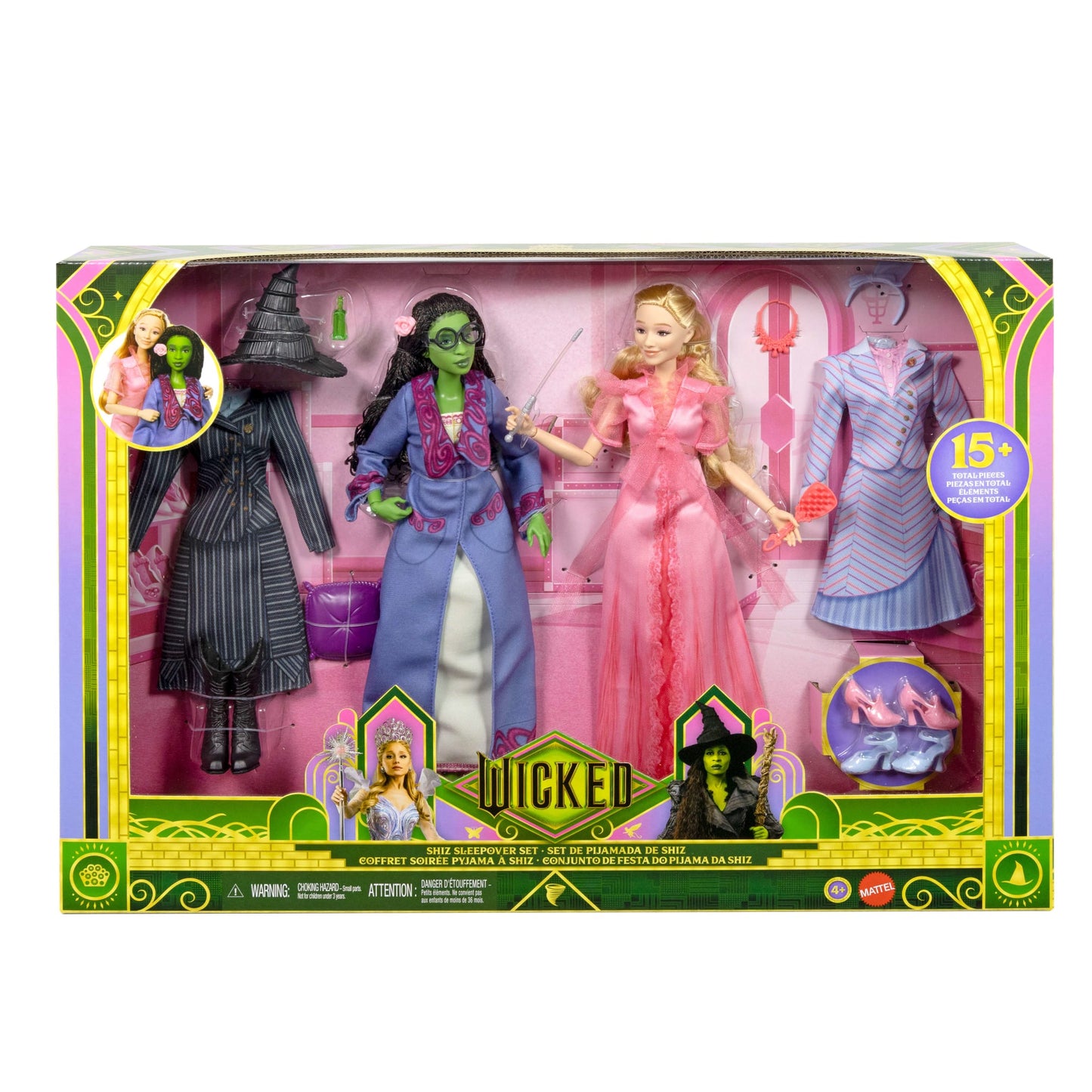 Wicked Muñecas Wicked Set de Muñecas Glinda y Elphaba Popular 2pk