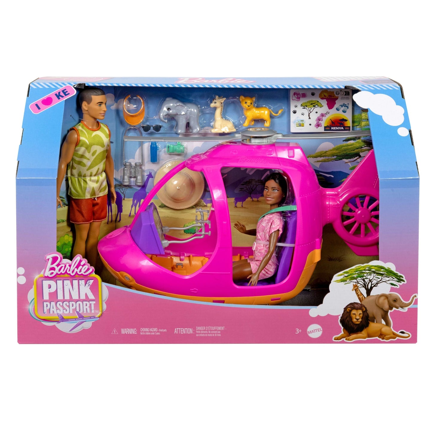 Poupées Barbie® Pink Passport, Véhicule et Accessoires