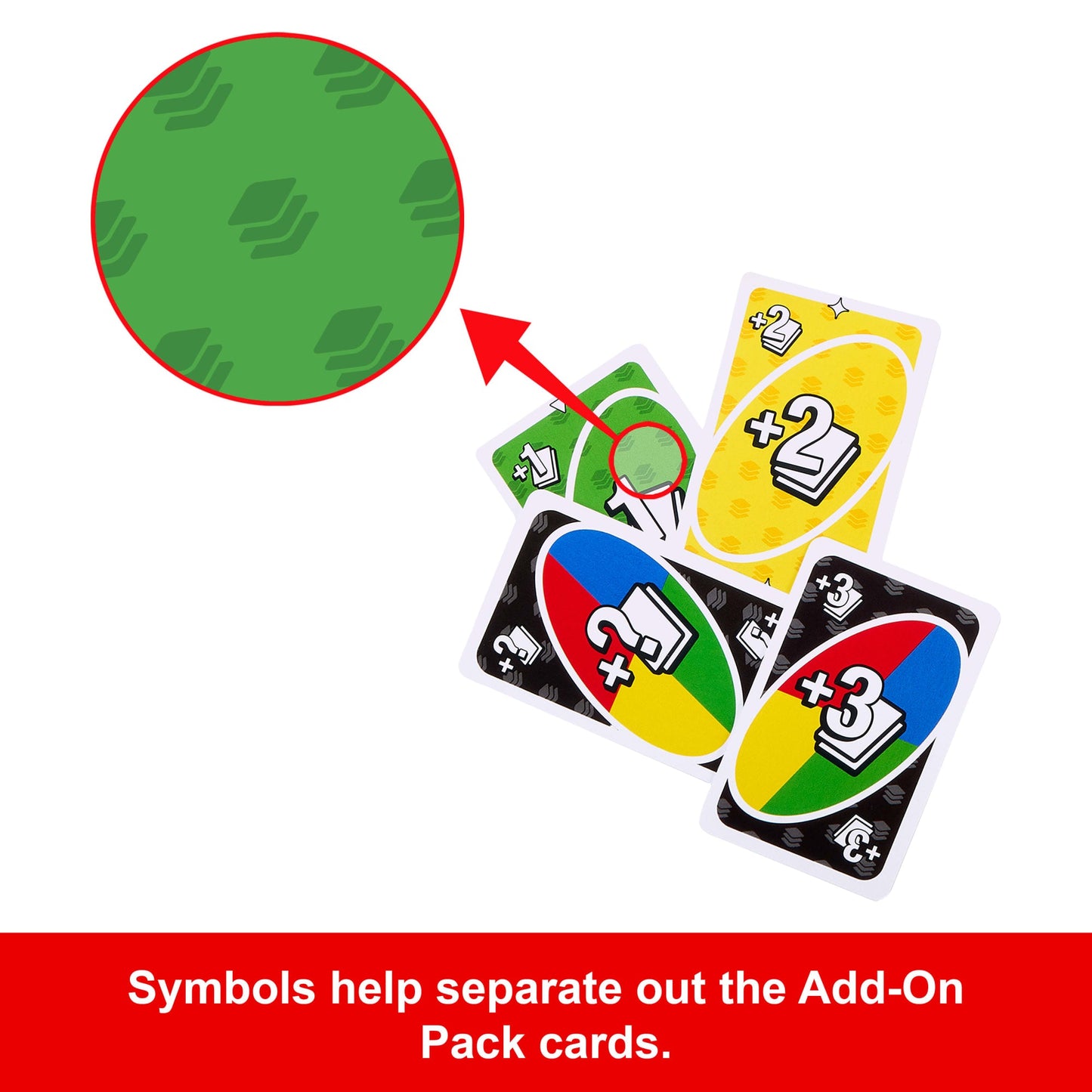 UNO Add-On-Packs Stack Pack Card Game For Kids, Family & Game Nights, Travel, Camping & Parties