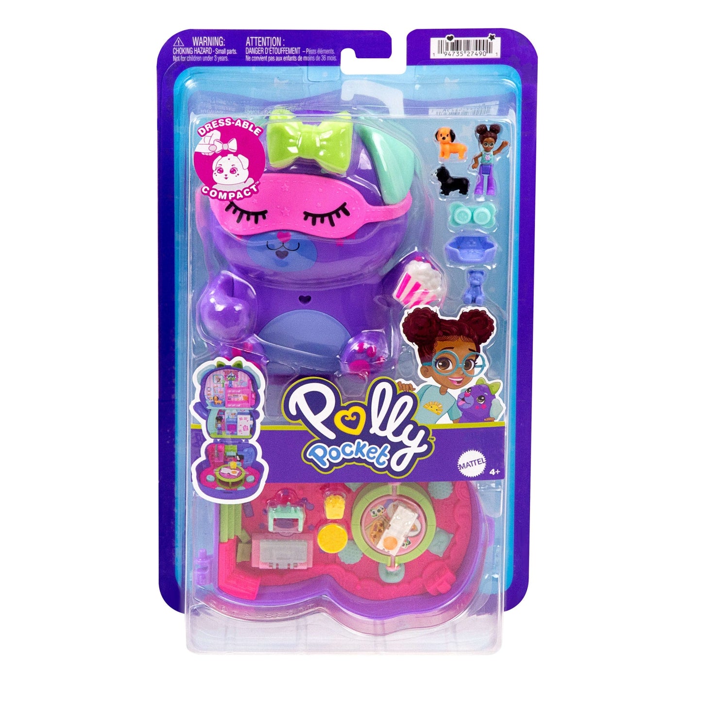 Polly Pocket Set de Juego Mundo de Compactos de Polly