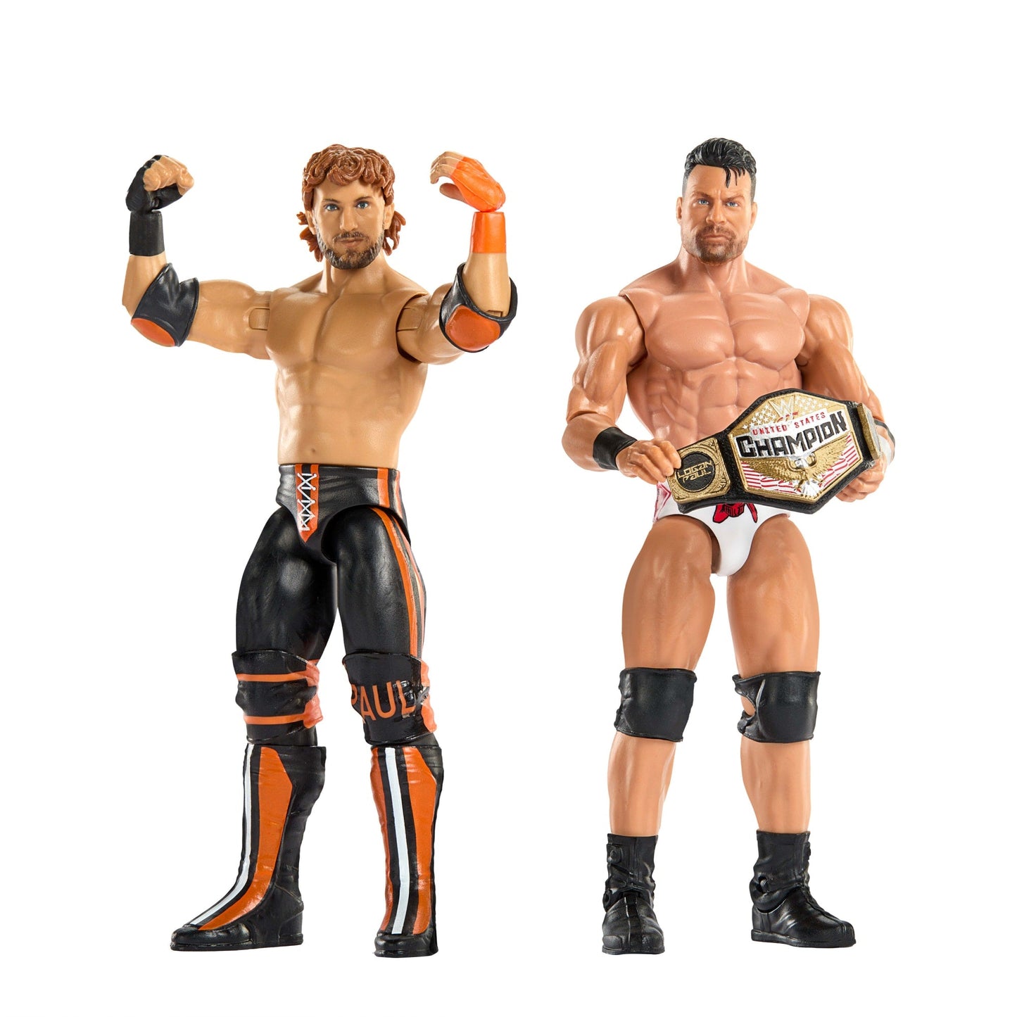 WWE Main Event Showdown La Knight vs Logan Paul Action Figures Set, Series #24, 6-Inch Collectibles