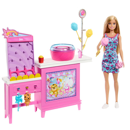 Barbie Mysteries: Beach Detectives Barbie “Malibu” Doll, Cotton Candy Game Playset & Accessories