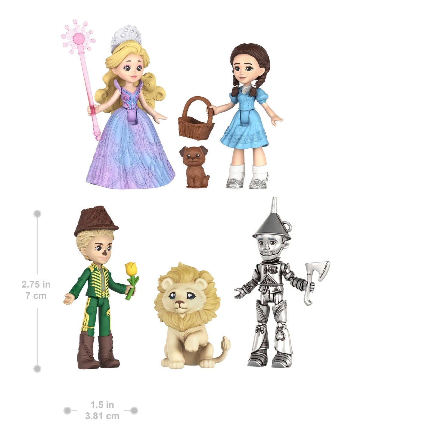 Universal Pictures’ Wicked: For Good Oz Story Set, 5 Small Dolls With 5 Movie-Inspired Accessories