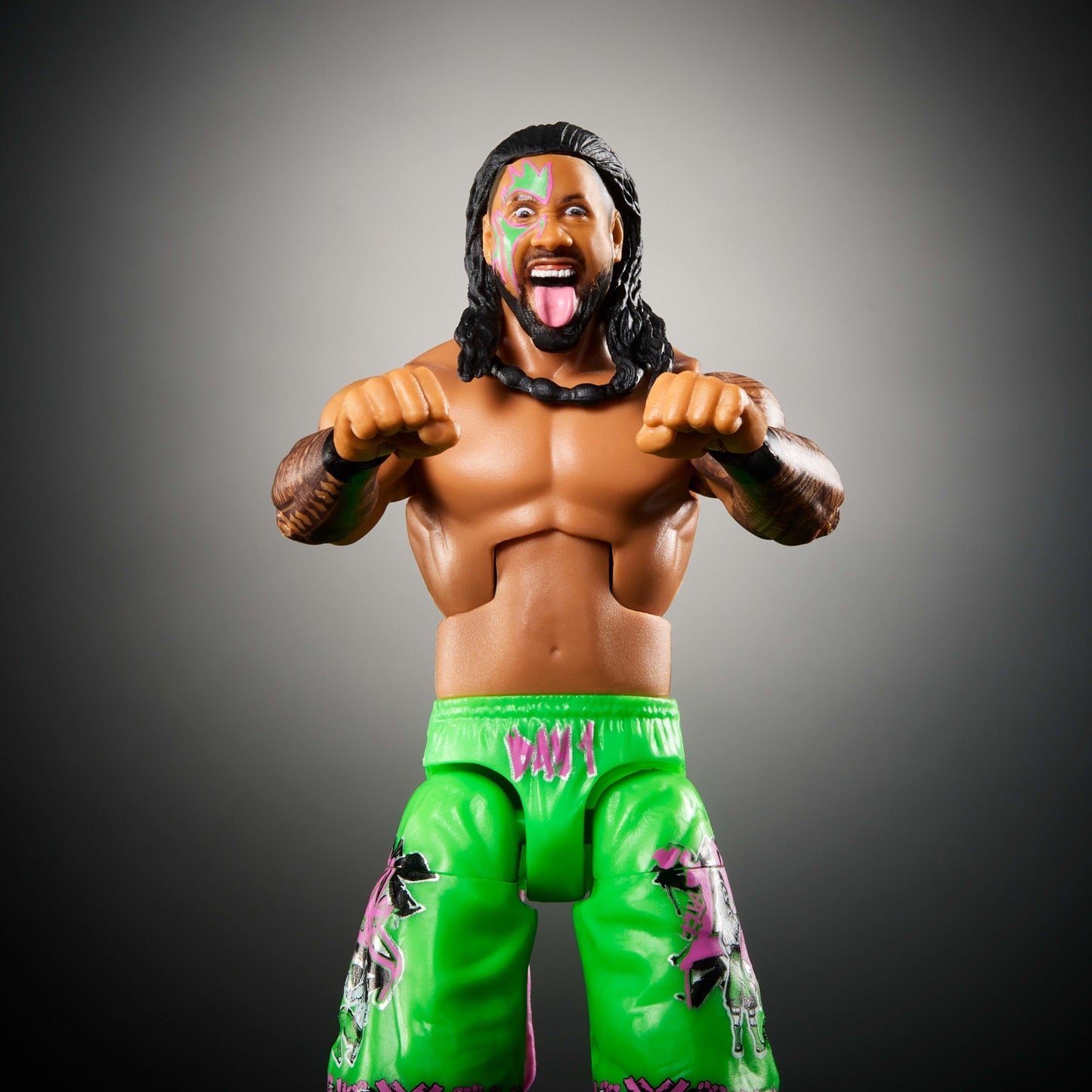WWE Figura de Acción Elite Jimmy Uso verde