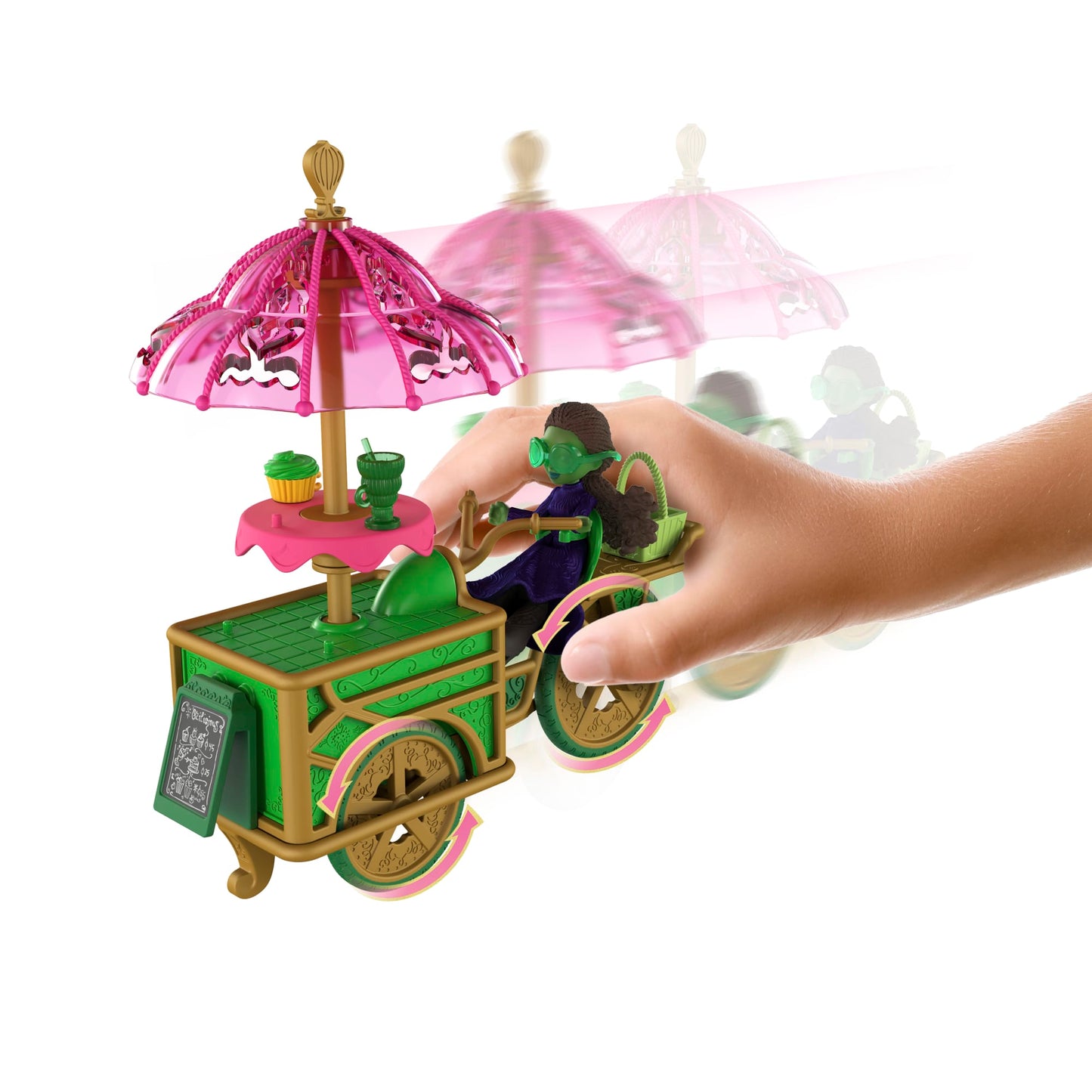 Universal Pictures’ Wicked Emerald City Dessert Cart Toy With Cart, Small Doll & 7 Accessories