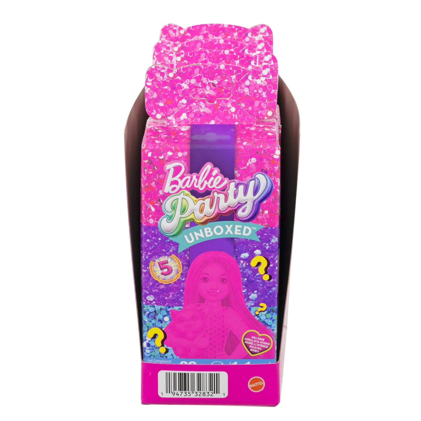 Barbie Party Unboxed Muñeca Chelsea Fiesta Glamour Sorpresa