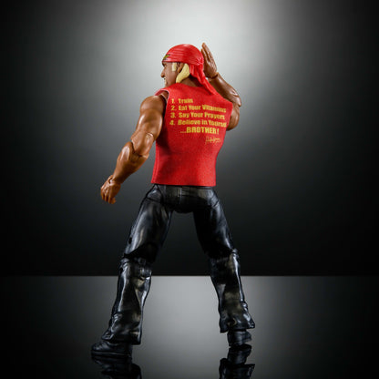 WWE Elite Collection Premium Live EVent Hulk Hogan Action Figure Set, Wrestlemania Collectible