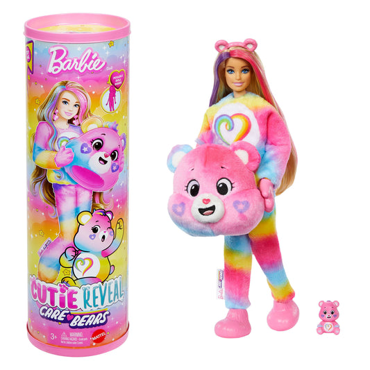 Barbie Cutie Reveal Boneca Ursinhos Carinhosos Coloridos Surpresa